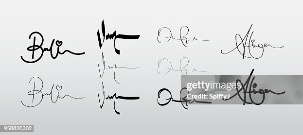 Master Signature Vector Vector Signatures High-Res Vector Graphic - Getty Images