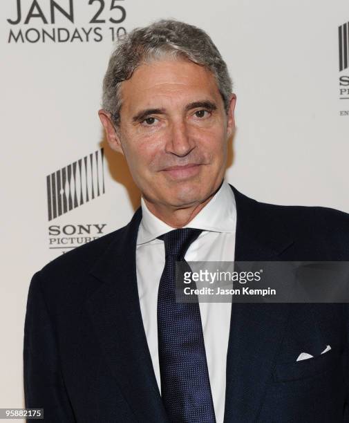 Actor Michael Nouri attends the Season 3 premiere of "Damages" at the AXA Equitable Center on January 19, 2010 in New York City.