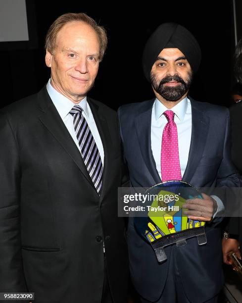 Harris Diamond presents Ajay Banga with an award during the 2018 Ronald McDonald House Gala at Grand Hyatt New York on May 14, 2018 in New York City.