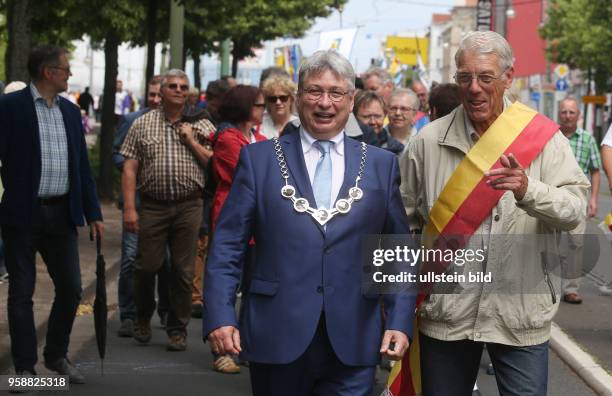 Dessau Leopoldsfest historischer Festumzug OB Bürgermeister Peter Kuras