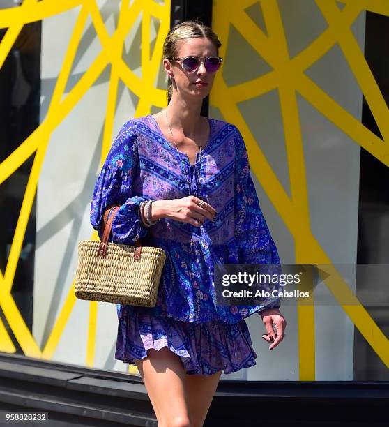 Nicky Hilton Rothschild is seen in Soho on May 15, 2018 in New York City.