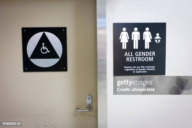 All Gender Restroom at San Diego Airport.