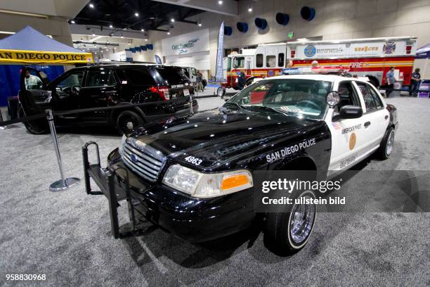 Crown Victoria, a former patrol car transformed into a lowrider to bridge the gap between police and the lowrider community in San Diego.