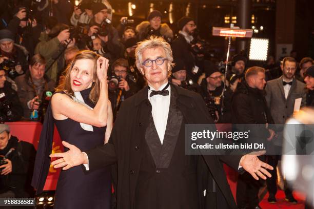 Wim Wenders und seine Ehefrau Donata auf der Berlinale Eröffnung als Gast für den Fillm Django am