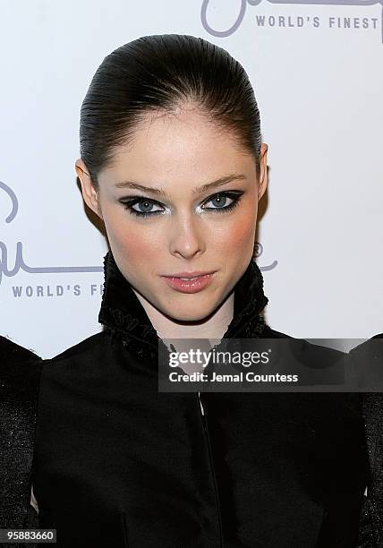 Model Coco Rocha attends the Supima Design Competition at The New York Times Center on January 19, 2010 in New York City.