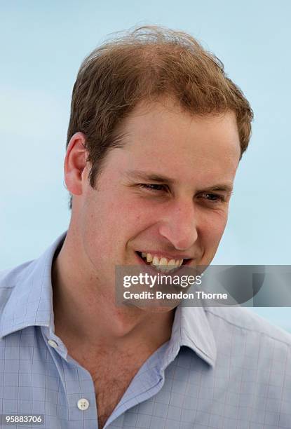 Prince William talks with guests at the BBQ Luncheon on the second day of his unofficial visit to Australia on January 20, 2010 in Sydney, Australia....