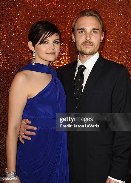 Actress Ginnifer Goodwin and actor Joey Kern attend the official HBO after party for the 67th annual Golden Globe Awards at Circa 55 Restaurant at...