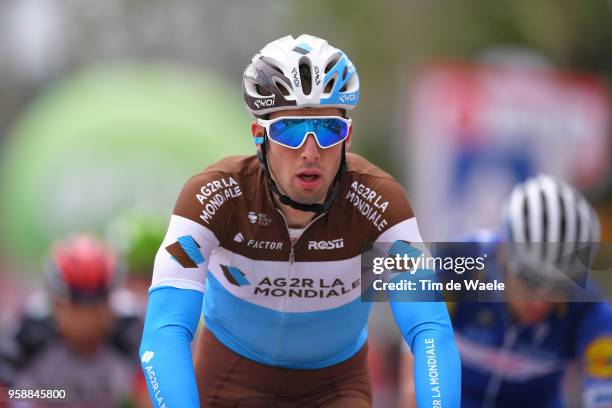 Arrival / Francois Bidard of France and Team AG2R La Mondiale / during the 101st Tour of Italy 2018, Stage 10 a 244km stage from Penne to Gualdo...