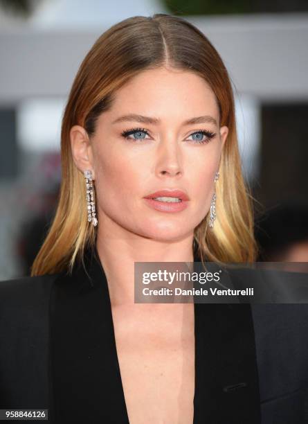 Model Doutzen Kroes attends the screening of "Solo: A Star Wars Story" during the 71st annual Cannes Film Festival at Palais des Festivals on May 15,...