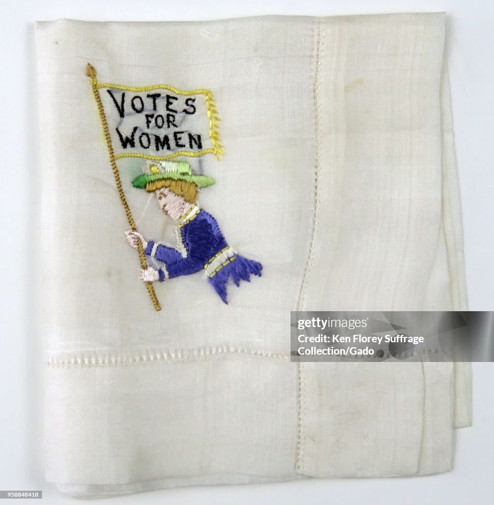 WSPU Suffrage Handkerchief