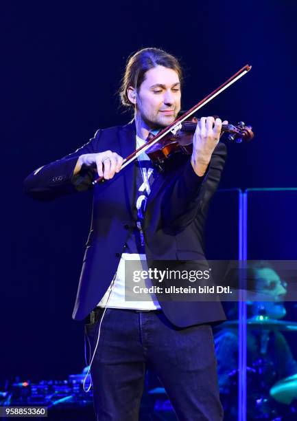 Stargeiger David Garrett am 28.April 2017 Explosive Live! Zusatzshow 2017 vor ausverkauftem Haus in der Berliner Mercedes Benz Arena.Aufgrund der...