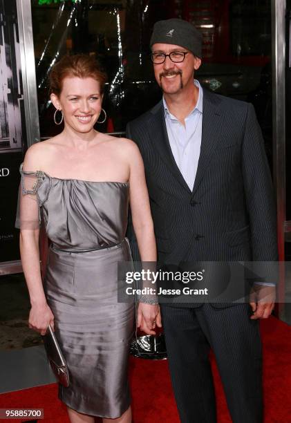 Actors Mireille Enos and Alan Ruck arrive to the "Extraordinary Measures" Los Angeles Premiere at Grauman's Chinese Theatre on January 19, 2010 in...