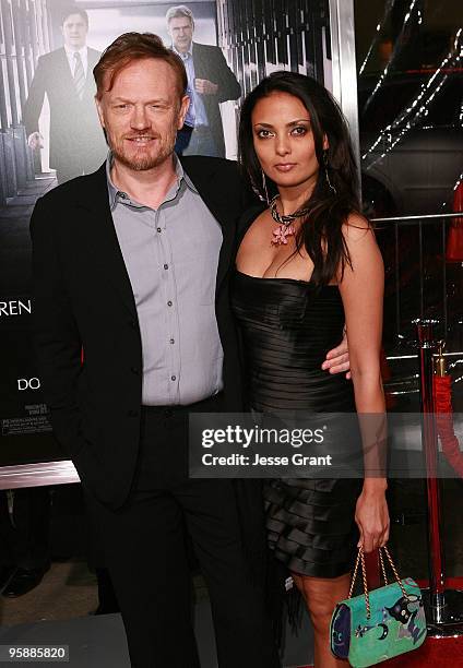 Actor Jared Harris and guest arrive to the "Extraordinary Measures" Los Angeles Premiere at Grauman's Chinese Theatre on January 19, 2010 in...