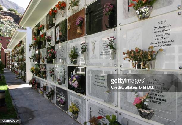 Spanien, Kanarische Inseln, La Gomera, Friedhof