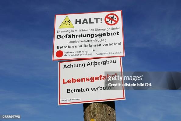 58 photos et images de Schild Betreten - Getty Images