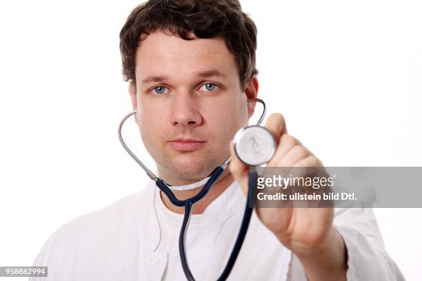 Doctor with stethoscope -