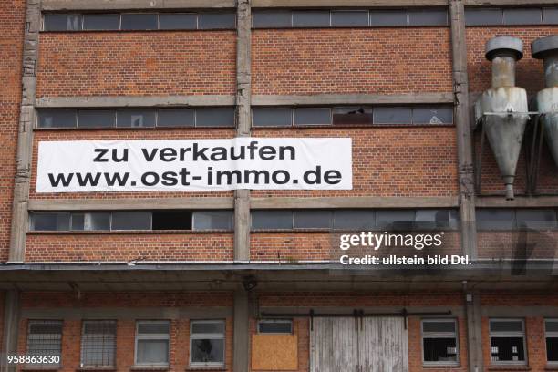 Germany Mecklenburg-Western Pomerania Wismar - former GDR corn factory for sale