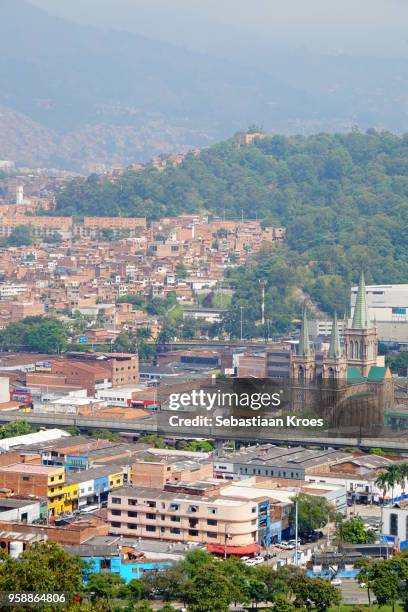 iglesia de nuestra señora del perpetuo socorro, la candelaria, medellin, colombia - 1951 stock pictures, royalty-free photos & images