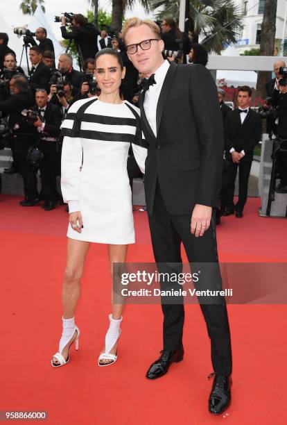 Jennifer Connelly and Paul Bettany attend the screening of "Solo: A Star Wars Story" during the 71st annual Cannes Film Festival at Palais des...