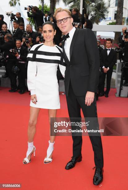 Jennifer Connelly and Paul Bettany attend the screening of "Solo: A Star Wars Story" during the 71st annual Cannes Film Festival at Palais des...