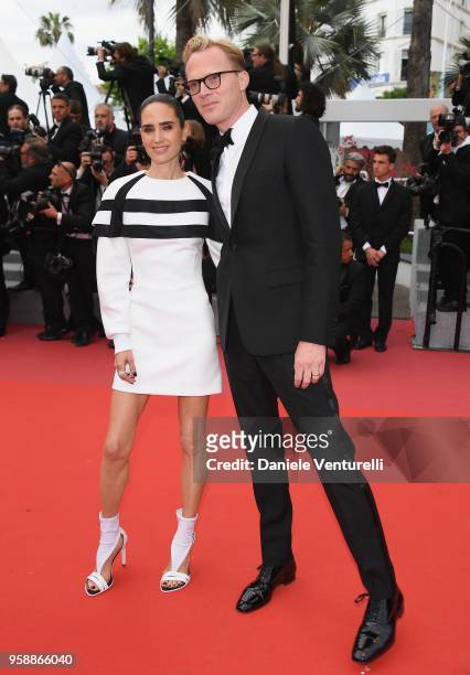 Jennifer Connelly and Paul Bettany attend the screening of "Solo: A Star Wars Story" during the 71st annual Cannes Film Festival at Palais des...