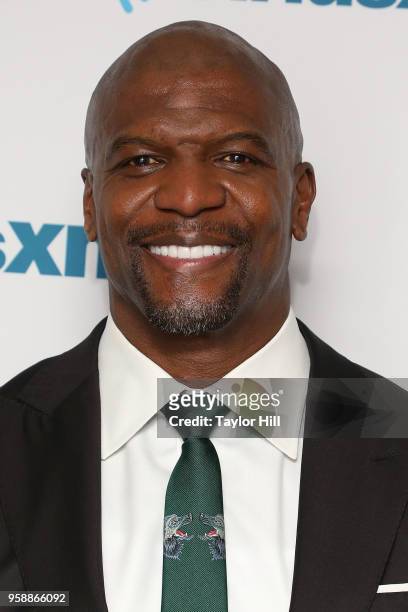 Terry Crews visits the SiriusXM Studios on May 15, 2018 in New York City.