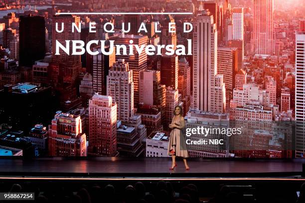 NBCUniversal Upfront in New York City on Monday, May 14, 2018 -- Pictured: Linda Yaccarino, Chariman, Advertising and Client Partnerships,...