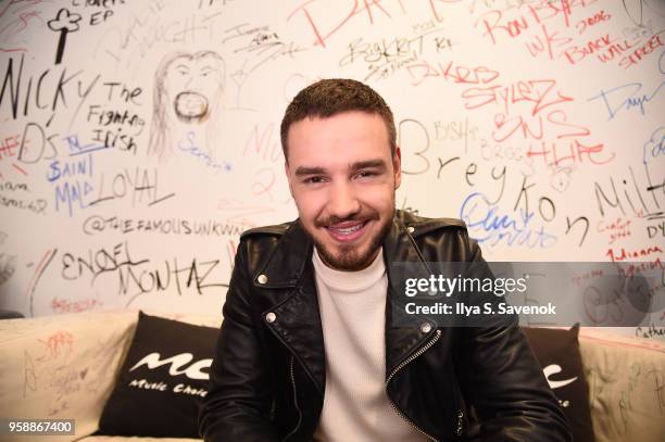 Musician Liam Payne visits Music Choice at Music Choice on May 15, 2018 in New York City.