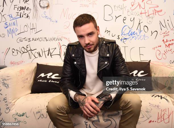Musician Liam Payne visits Music Choice at Music Choice on May 15, 2018 in New York City.