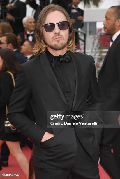 Michael Pitt attends the screening of "Solo: A Star Wars Story" during the 71st annual Cannes Film Festival at Palais des Festivals on May 15, 2018...