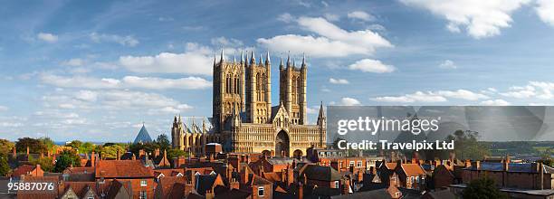 lincoln cathedral - lincoln england fotografías e imágenes de stock