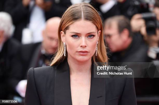Doutzen Kroes attends the screening of "Solo: A Star Wars Story" during the 71st annual Cannes Film Festival at Palais des Festivals on May 15, 2018...