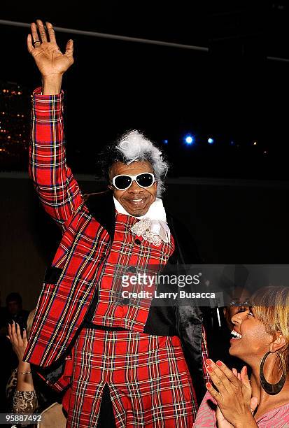 Musician Sly Stone attends the 2009 GRAMMY Salute To Industry Icons honoring Clive Davis at the Beverly Hilton Hotel on February 7, 2009 in Beverly...