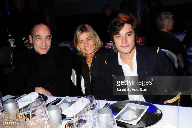 Actors Jean Marc Barr, Aurelien Wiik and Pascale Ricard attend Le Bal Jaune FIAC 2009 After Dinner Party hosted by Ricard at the Pavillon Cambon...