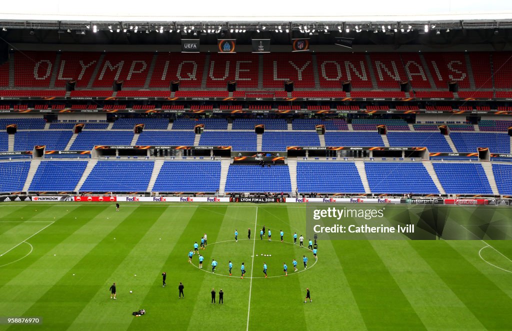 Olympique de Marseille Training Session - UEFA Europa League Final Previews