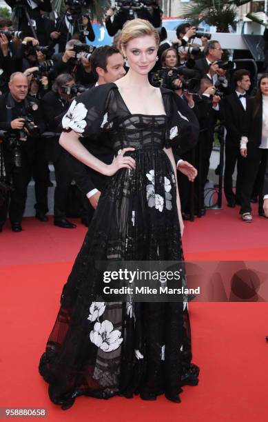 Elizabeth Debicki attends the screening of "Solo: A Star Wars Story" during the 71st annual Cannes Film Festival at Palais des Festivals on May 15,...