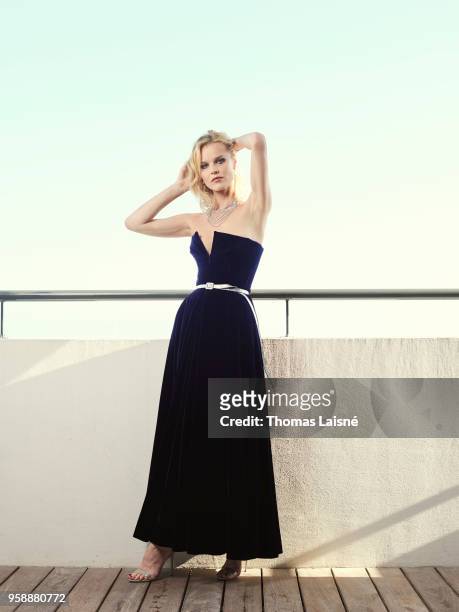 Model Eva Herzigova is photographed for Self Assignment, on May, 2018 in Cannes, France. . .