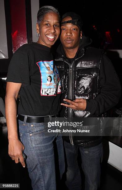 Erica Ford and Ja Rule attend VH1's "Let's Talk About Pep" launch party at Quo Nightclub on January 19, 2010 in New York City.