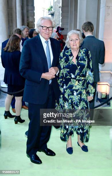 Lord and Lady Heseltine arriving at the new Royal Academy of Arts Opening Party in London, celebrating their 250th anniversary year and the opening...