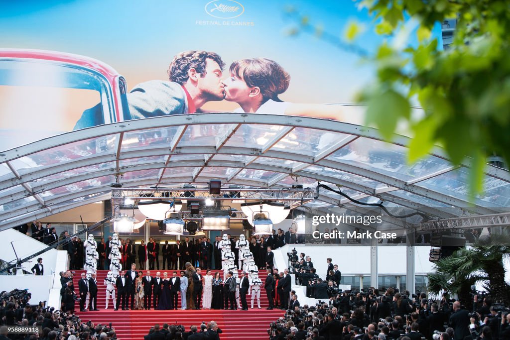 "Solo: A Star Wars Story" Red Carpet Arrivals - The 71st Annual Cannes Film Festival