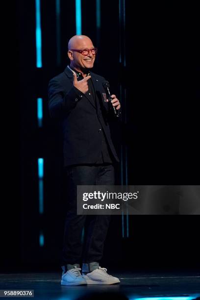 NBCUniversal Upfront in New York City on Monday, May 14, 2018 -- Pictured: Howie Mandel, "Deal or No Deal" on CNBC/"America's Got Talent" on NBC --