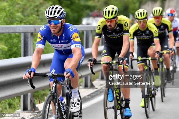 Maximilian Schachmann of Germany and Team Quick-Step Floors / Sam Bewley of New Zealand and Team Mitchelton-Scott / during the 101st Tour of Italy...