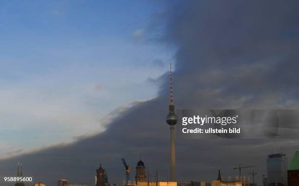 Berlin am Morgen. Fernsehturm