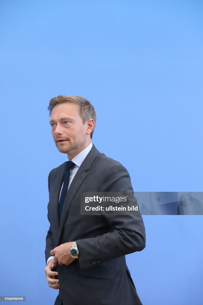 Christian Lindner - Bundespressekonferenz