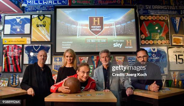 Andreas Weinek, Managing Director History and A+E Networks Germany, Sky-host Britta Hofmann, host Wigald Boning, football legend Paul Breitner and...