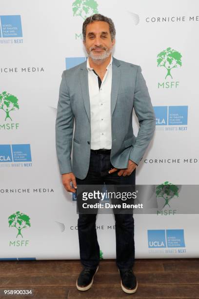Bassem Youssef attends The Arabic Women Filmmakers scholarship at UCLA by the MSFF and 10 years of Corniche media and the MSFF at Vegaluna Plage on...