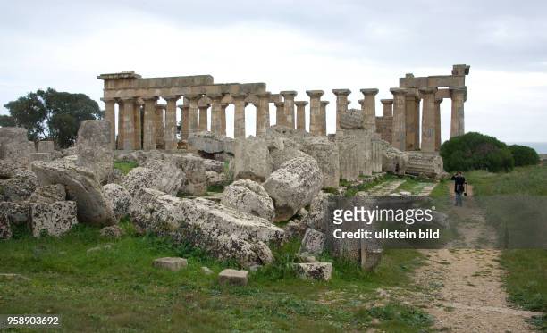 Italien, Sizilien, Selinunte, , Antiker Tempel