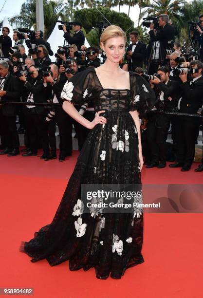 Elizabeth Debicki attends the screening of "Solo: A Star Wars Story" during the 71st annual Cannes Film Festival at Palais des Festivals on May 15,...