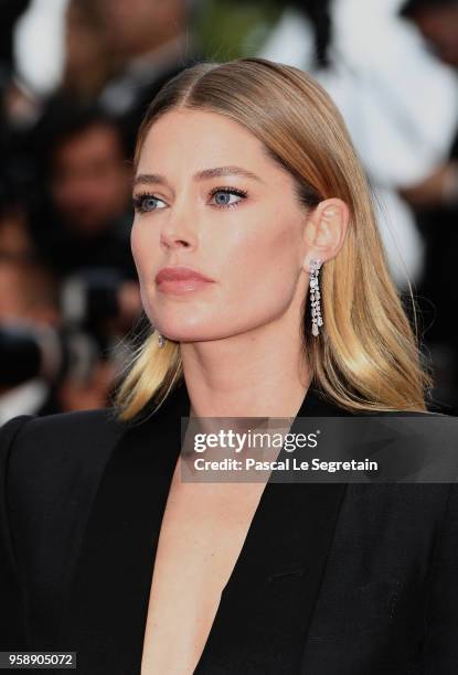 Doutzen Kroes attends the screening of "Solo: A Star Wars Story" during the 71st annual Cannes Film Festival at Palais des Festivals on May 15, 2018...