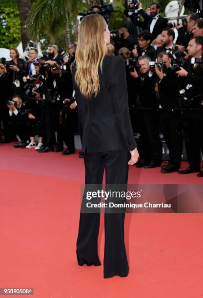 Doutzen Kroes attends the screening of "Solo: A Star Wars Story" during the 71st annual Cannes Film Festival at Palais des Festivals on May 15, 2018...